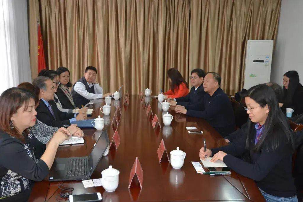 美国纽约理工大学代表团来访
